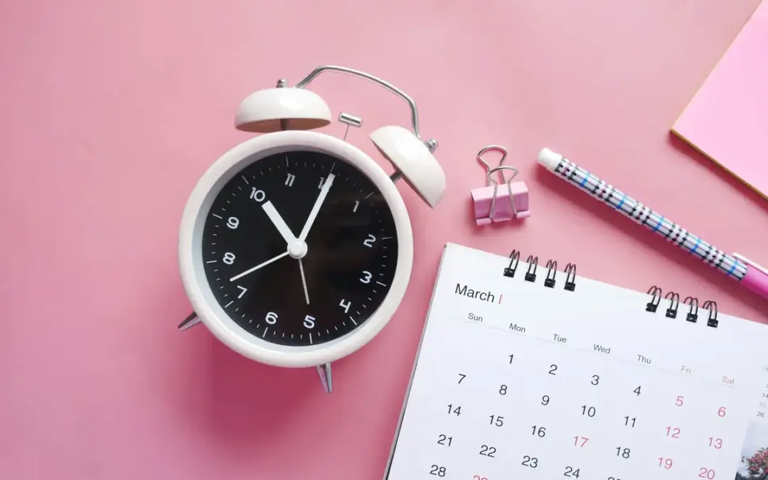 Month of March on calendar image
